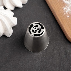 Насадка для кондитерского мешка d=3,5 см "Цветок" 3 +3 лепестка +3 точки