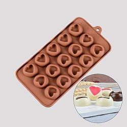 Форма для льда и конд украшений "Сердце", с выемкой 15 ячеек